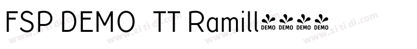 FSP DEMO   TT Ramill字体转换
